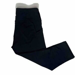 Stelle Women's XL Black Capri Leggings w/ Pockets/ Waist 31" Inseam 20"
